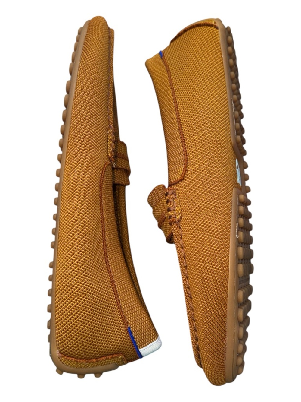 Rothy's The Driver Driving Loafer Slip On Flat Cognac Women's Sz 10 EUC - Picture 5 of 12